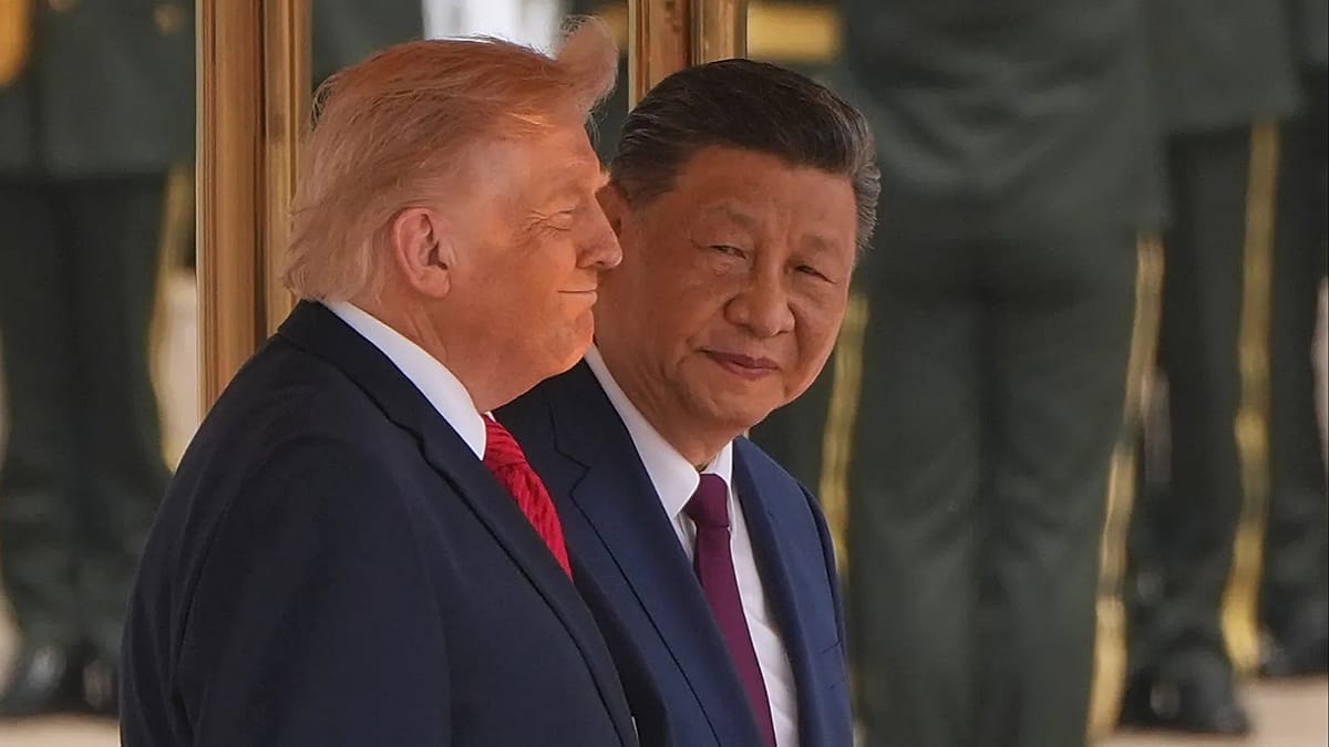Xi Jinping vows to 'open door wider' to US firms during Trump visit